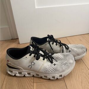 On Athletic Running Shoes for Men - White/Black